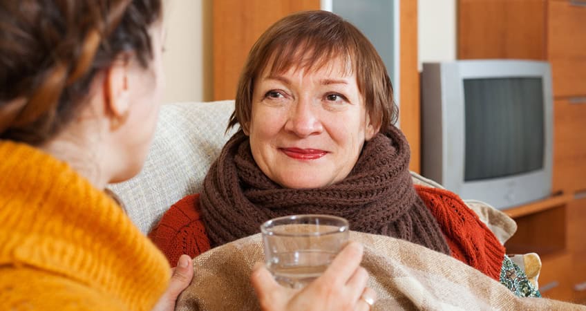 Older adults participating in the Irish Senior Citizens Parliament discussion.
