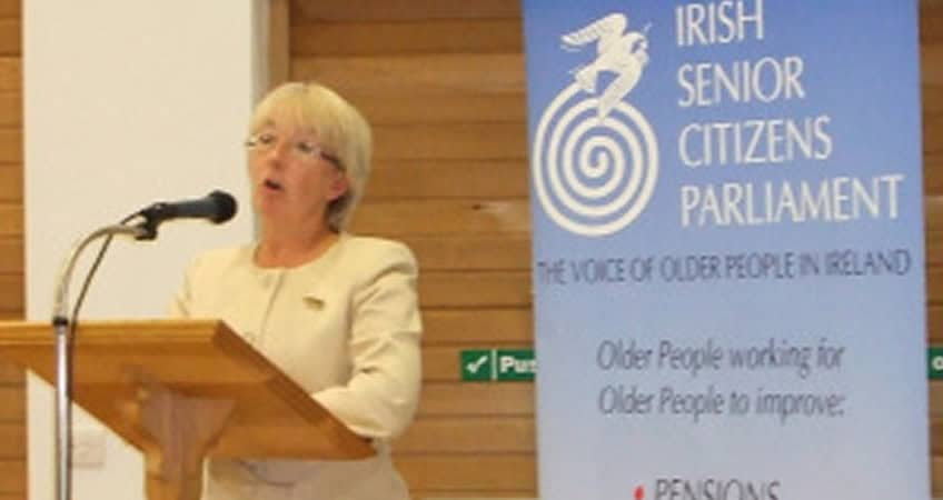 Age-friendly Ireland conference speaker at the Irish Senior Citizens Parliament.