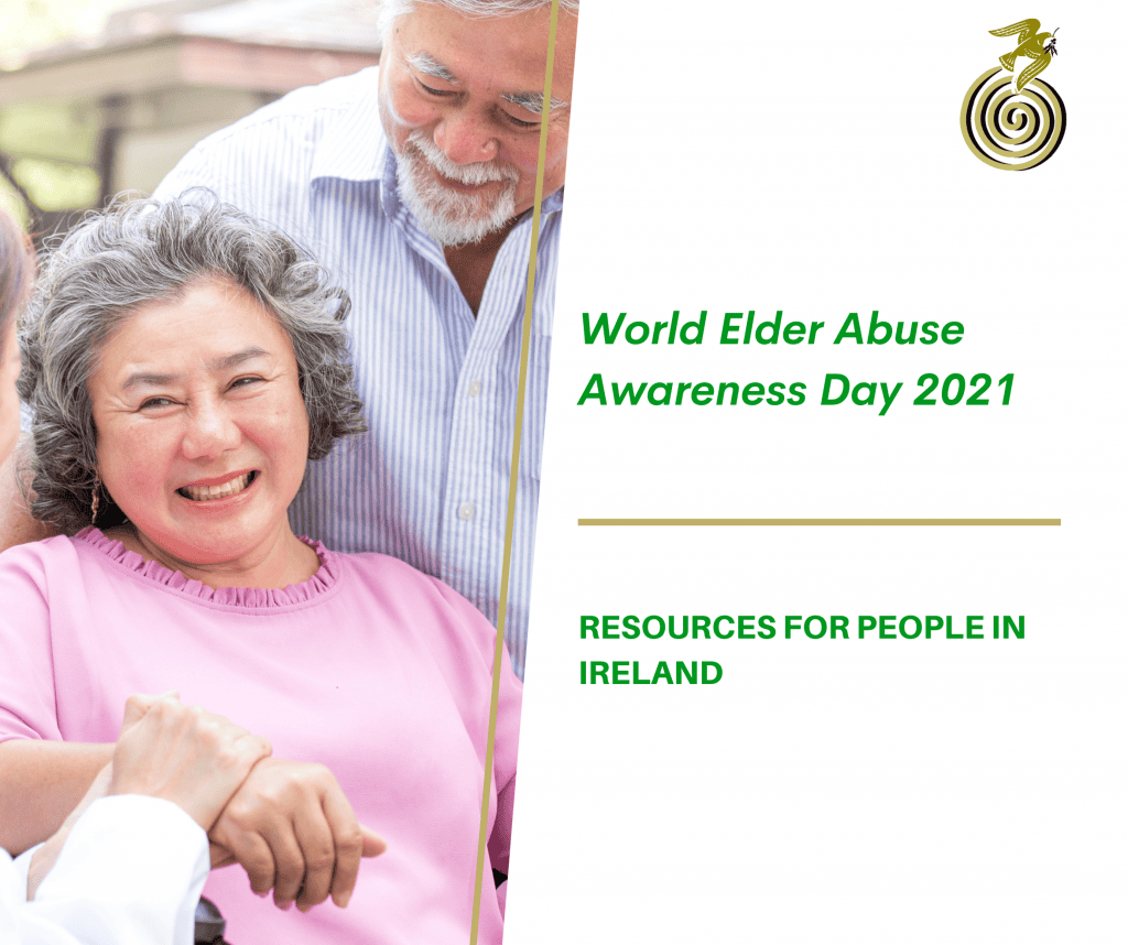 Elder abuse awareness during Ireland's Senior Citizens Parliament 2021, focusing on protection of older adults.